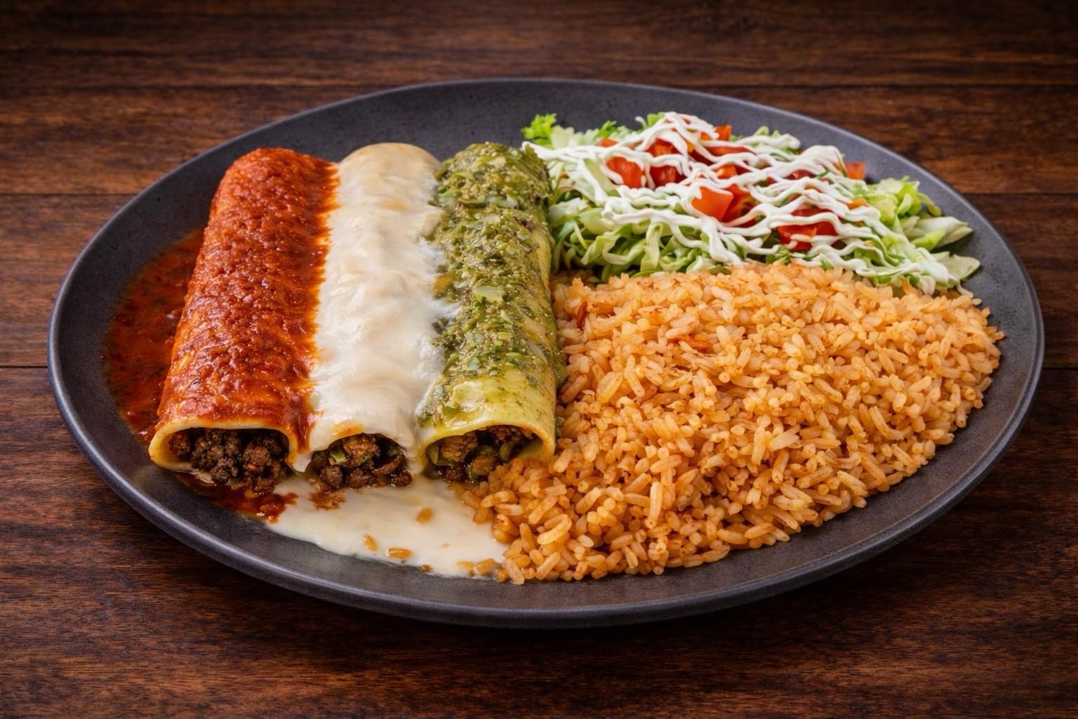 Enchiladas Mexicanas.