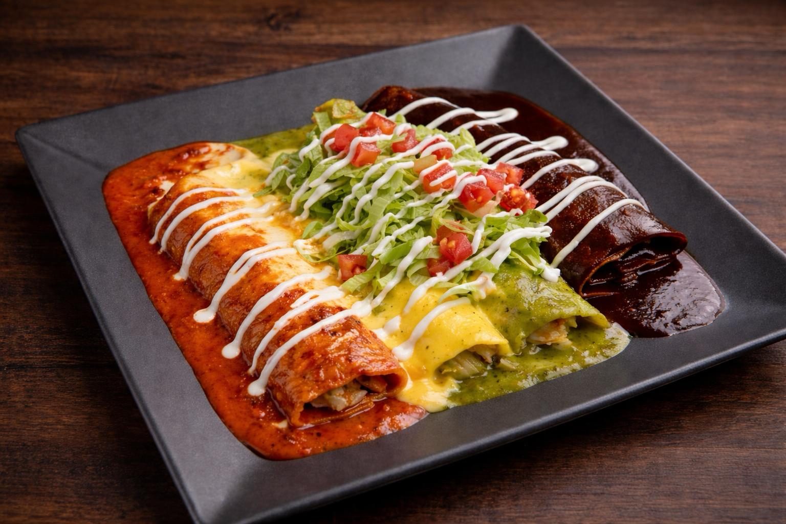 Enchiladas Supremas.
